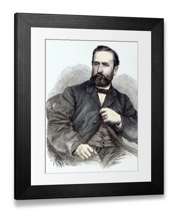 Framed Print : Ludwig Knaus, 1829-1910, the most successful Wiesbaden painter in the 19th century Framed Print : Ludwig Knaus, 1829-1910, the most successful Wiesbaden painter in the 19th century