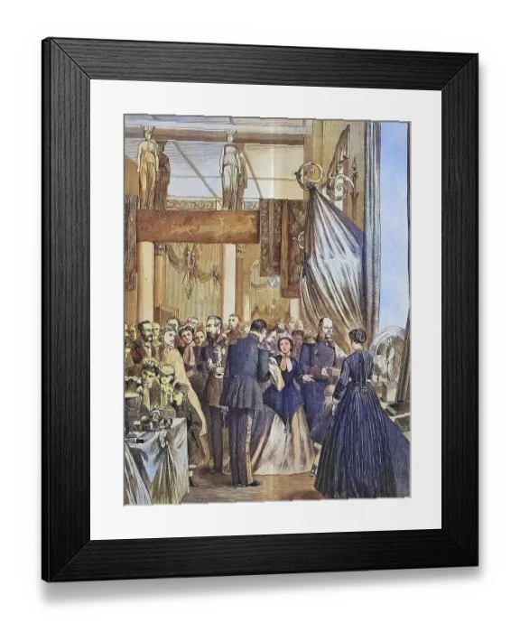Framed Print : The Victoria Exhibition in Berlin