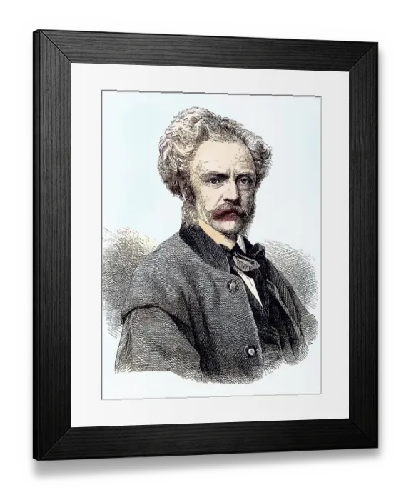 Framed Print : Franz Ritter von Kobell, 1803-1882 Framed Print : Franz Ritter von Kobell, 1803-1882