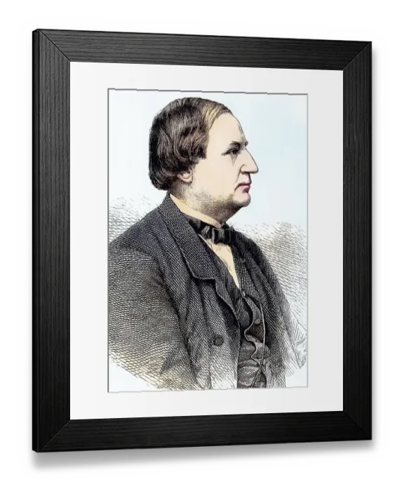 Framed Print : Franz Wilhelm Abt, 1819-1885, a German composer and Kapellmeister Framed Print : Franz Wilhelm Abt, 1819-1885, a German composer and Kapellmeister