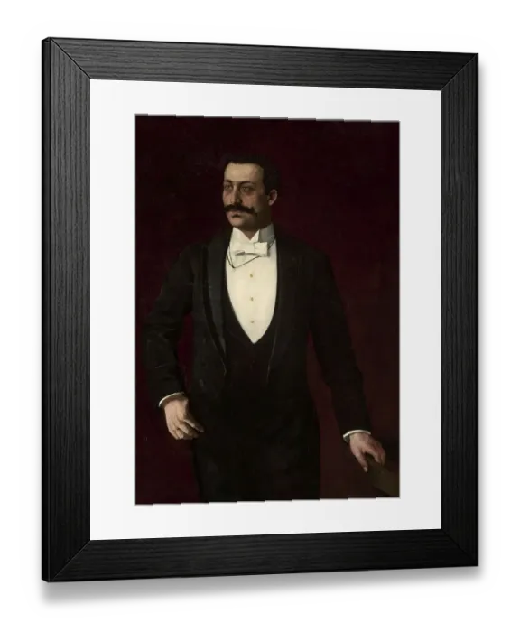 Framed Print : Portrait of Aleksander Rajchman (born 13 November 1890) (died probably 7 August 1940) was a Polish mathematician