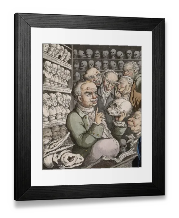 Framed Print : Franz Joseph Gall, 1758-1828, a German physician and brain anatomist
