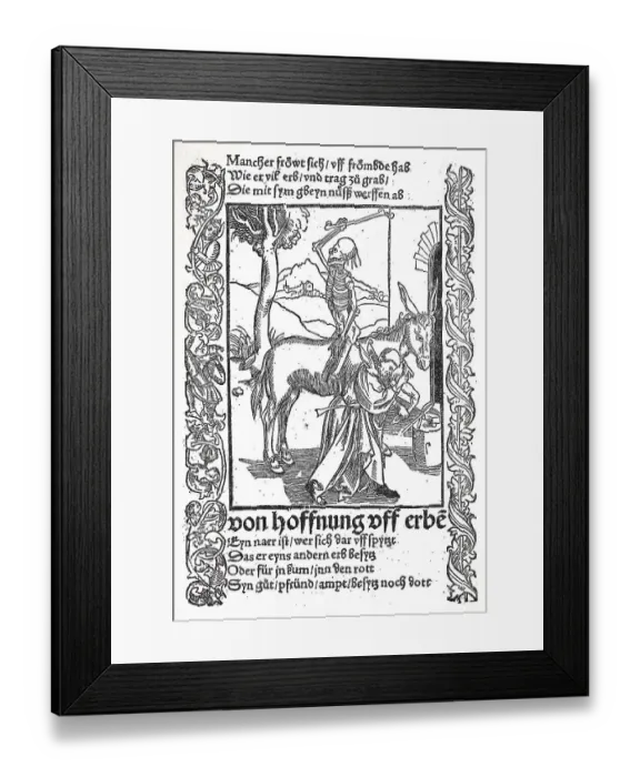 Framed Print : The Ship of Fools by Sebastian Brant
