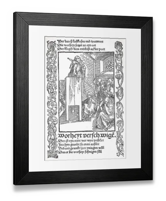 Framed Print : The Ship of Fools by Sebastian Brant Framed Print : The Ship of Fools by Sebastian Brant