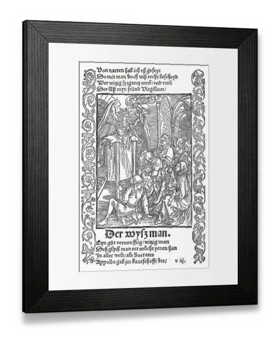 Framed Print : The Ship of Fools by Sebastian Brant Framed Print : The Ship of Fools by Sebastian Brant