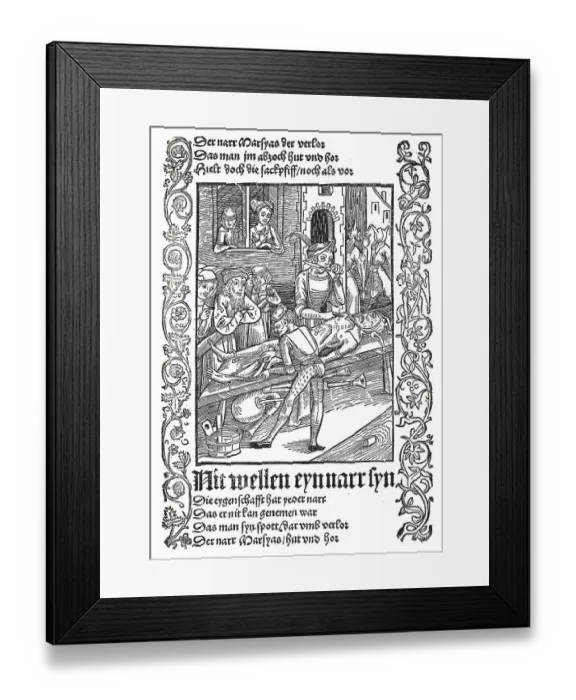 Framed Print : The Ship of Fools by Sebastian Brant Framed Print : The Ship of Fools by Sebastian Brant