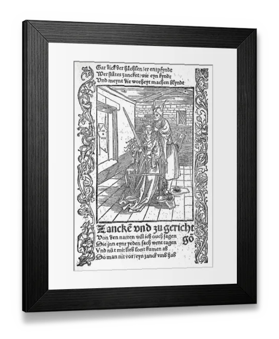 Framed Print : The Ship of Fools by Sebastian Brant Framed Print : The Ship of Fools by Sebastian Brant