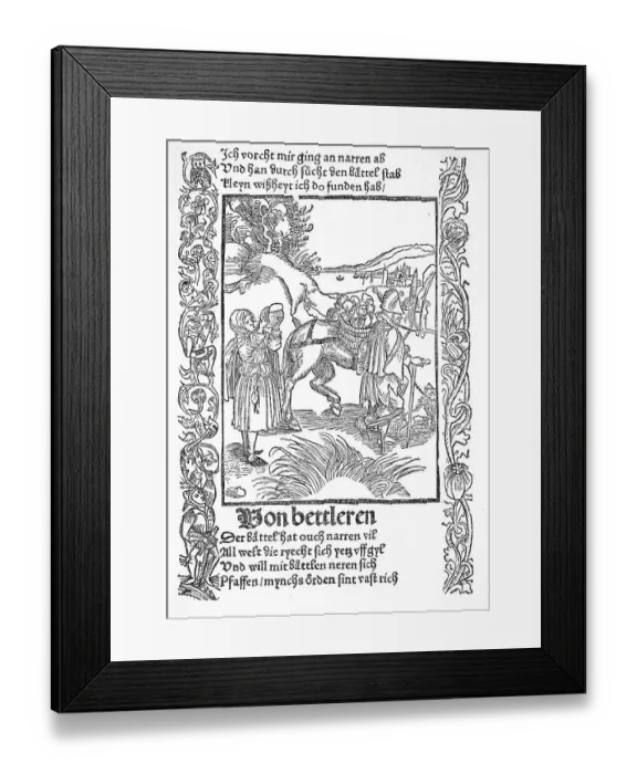Framed Print : The Ship of Fools by Sebastian Brant
