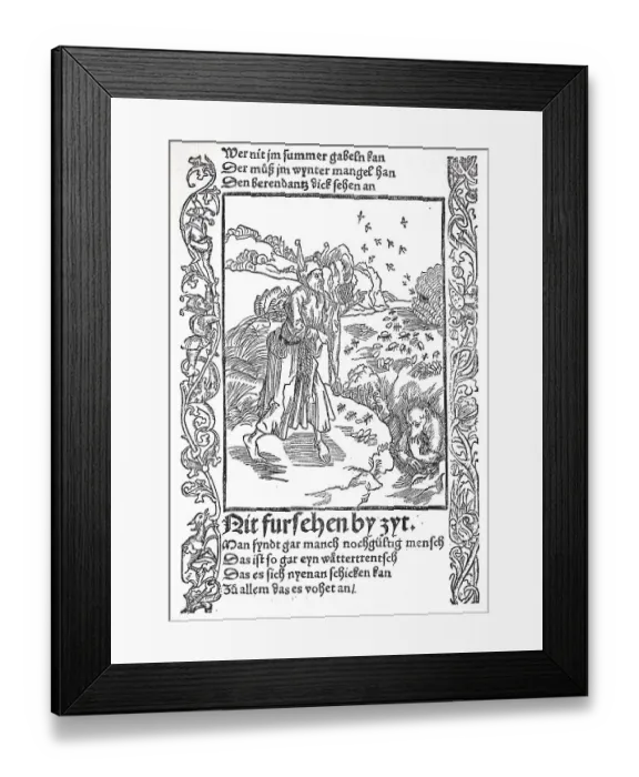 Framed Print : The Ship of Fools by Sebastian Brant