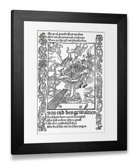 Framed Print : The Ship of Fools by Sebastian Brant
