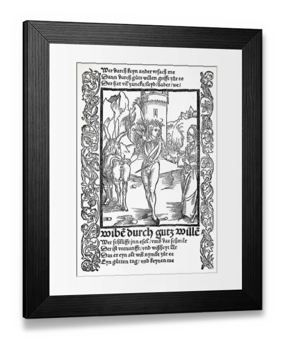 Framed Print : The Ship of Fools by Sebastian Brant Framed Print : The Ship of Fools by Sebastian Brant
