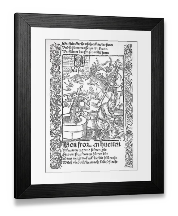 Framed Print : The Ship of Fools by Sebastian Brant