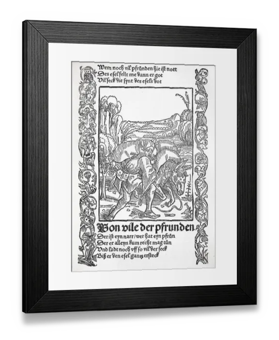 Framed Print : The Ship of Fools by Sebastian Brant
