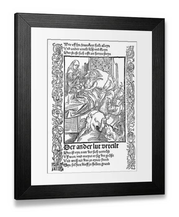 Framed Print : The Ship of Fools by Sebastian Brant Framed Print : The Ship of Fools by Sebastian Brant