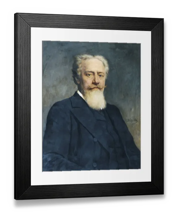 Framed Print : August Schaeffer (30 April 1833 - 29 November 1916) Framed Print : August Schaeffer (30 April 1833 - 29 November 1916)
