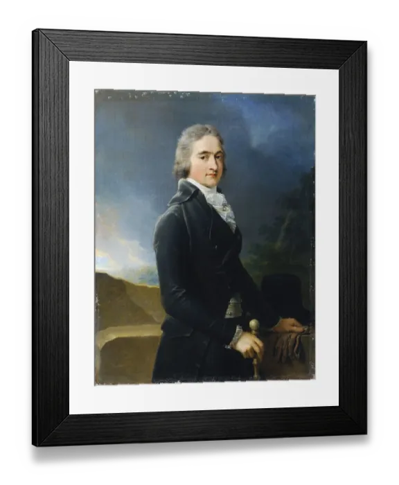 Framed Print : Bernhard von Tschoffen, Wholesaler from Vienna