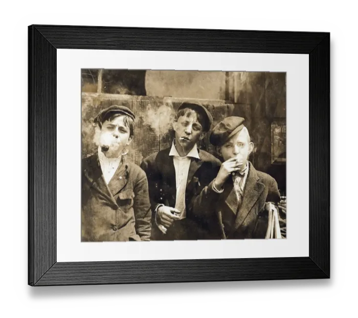 Framed Print : Child Labour, Children of the Emigrants