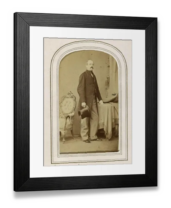 Framed Print : Otto Eduard Leopold von Bismarck-Schoenhausen Framed Print : Otto Eduard Leopold von Bismarck-Schoenhausen