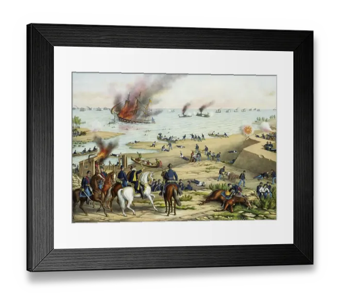 Framed Print : Battle between the screen and the Merrimac Victoria