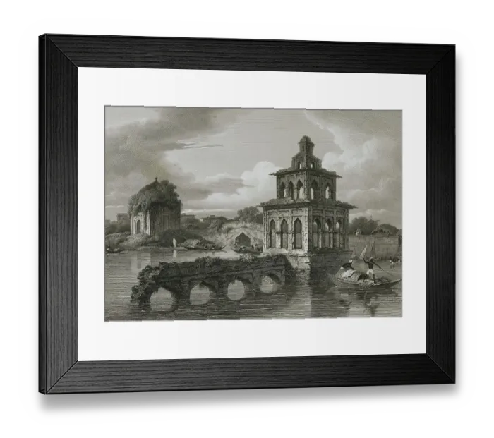 Framed Print : Part of the interior of the city of Dacca