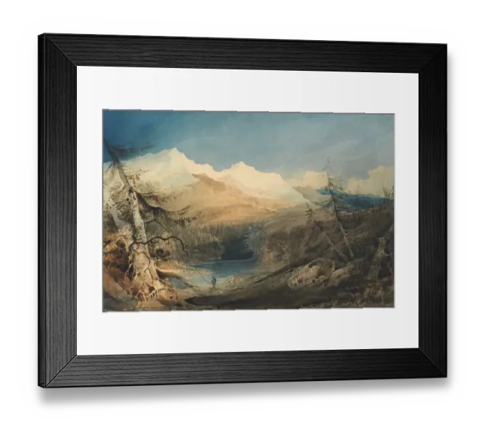 Framed Print : Mountain Landscape in North Wales, c Framed Print : Mountain Landscape in North Wales, c
