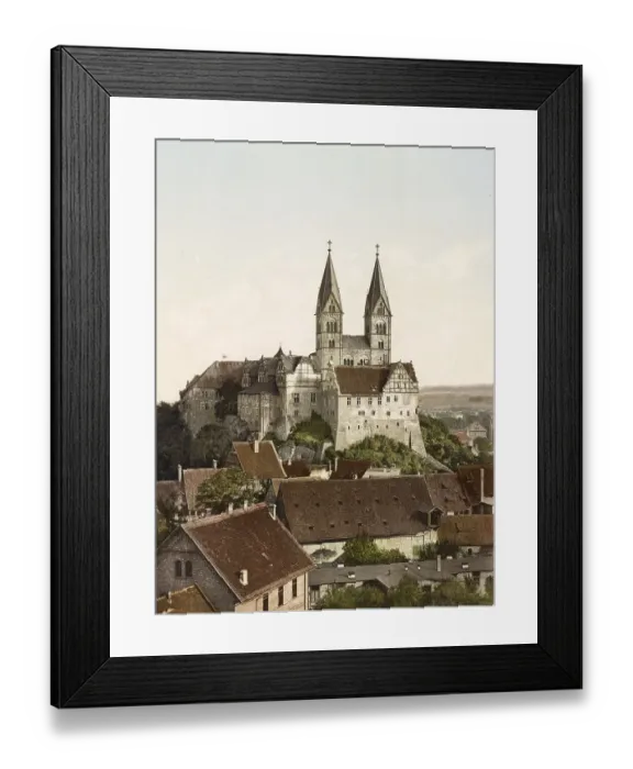 Framed Print : Castle Church of Quedlinburg in the Harz Mountains Framed Print : Castle Church of Quedlinburg in the Harz Mountains