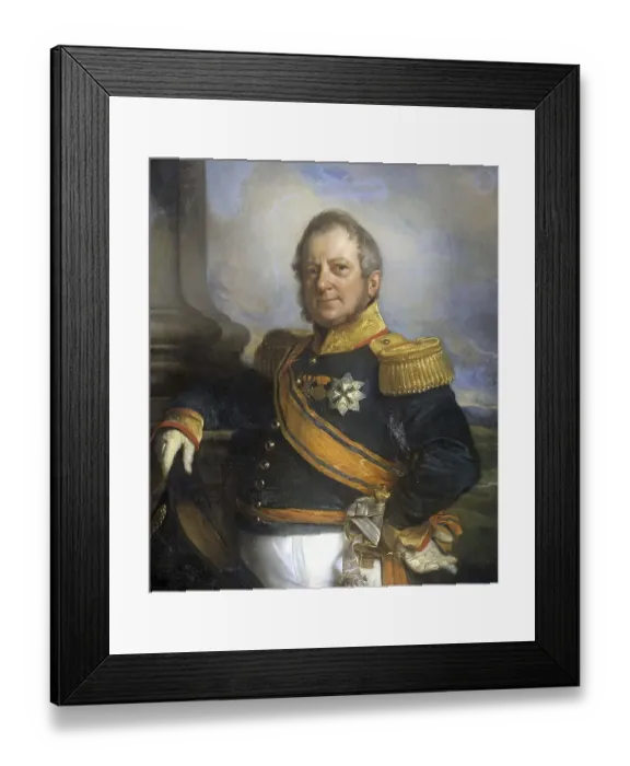 Framed Print : Hendrik Merkus Baron de Kock (25 May 1779 - 12 April 1845 in The Hague) was a Dutch politician Framed Print : Hendrik Merkus Baron de Kock (25 May 1779 - 12 April 1845 in The Hague) was a Dutch politician