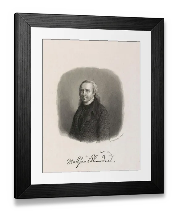 Framed Print : Matthias Claudius, pseudonym Asmus Framed Print : Matthias Claudius, pseudonym Asmus