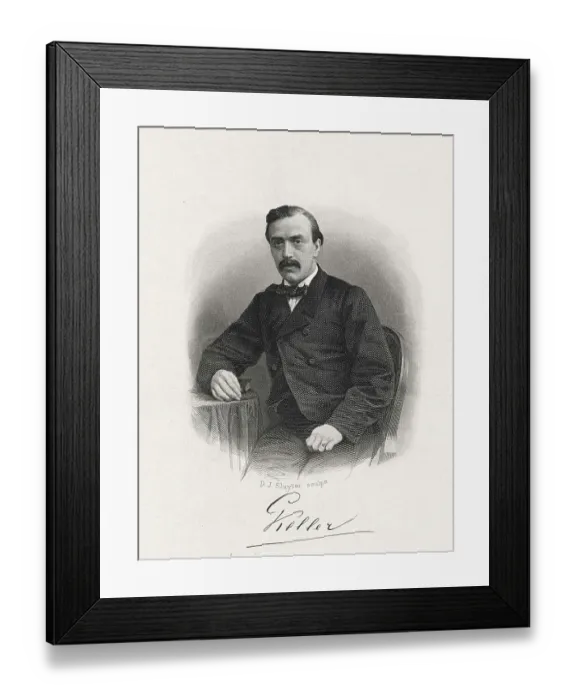 Framed Print : Gerard Keller (13 February 1829) (January 1899)