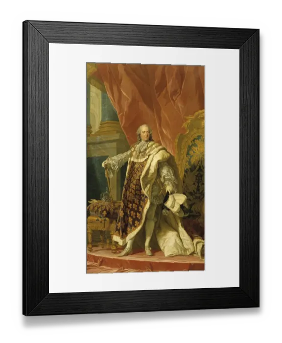 Framed Print : Louis XV, French Louis XV (15 February 1710 to 10 May 1774)