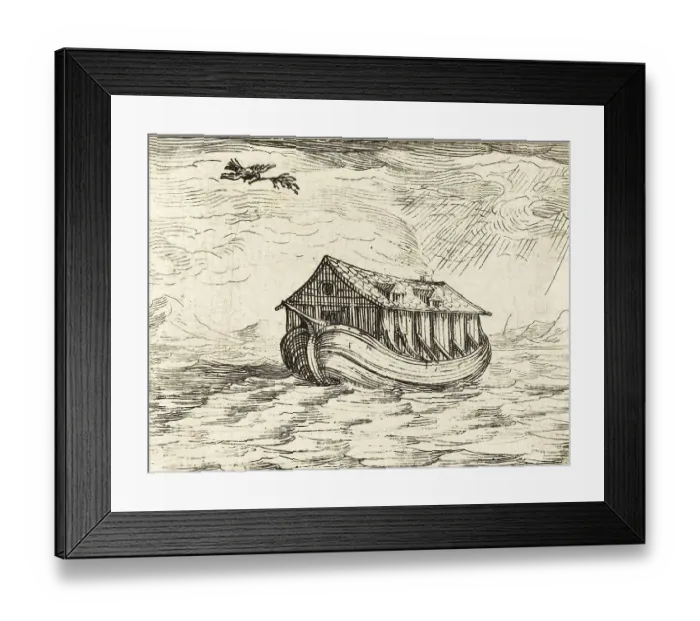 Framed Print : Noah's Ark, according to the biblical book of Genesis