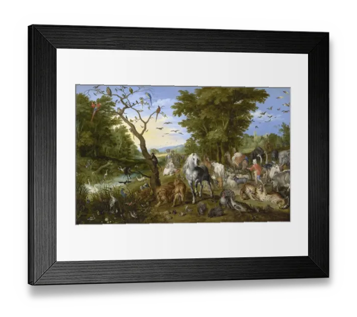 Framed Print : The Entry of the Animals into Noah's Ark