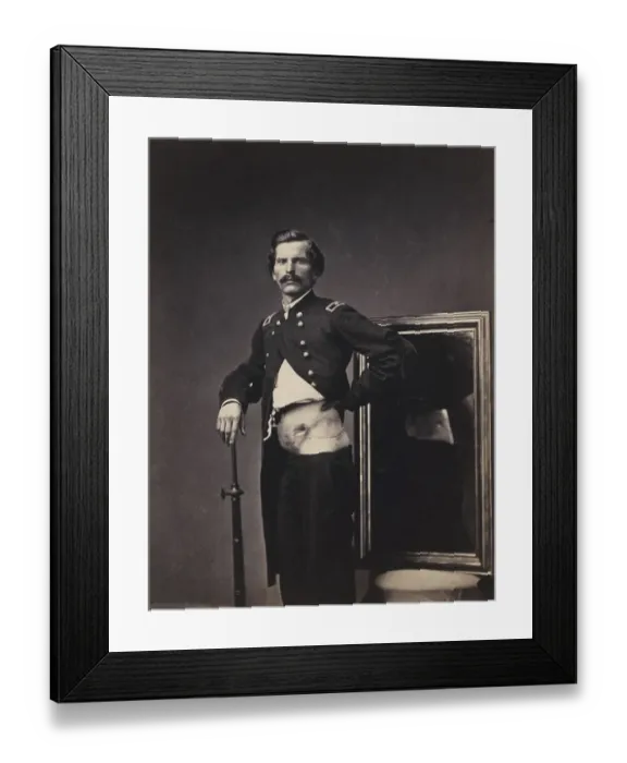 Framed Print : War wounded, Major H. A. Barnum Framed Print : War wounded, Major H. A. Barnum