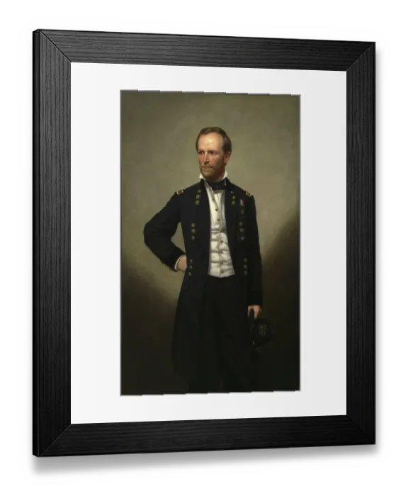 Framed Print : William Tecumseh Sherman (8 February 1820 - 14 February 1891) was a US officer Framed Print : William Tecumseh Sherman (8 February 1820 - 14 February 1891) was a US officer