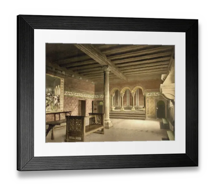 Framed Print : The Singers Hall at Wartburg Castle