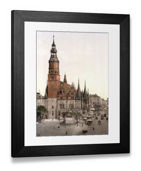 Framed Print : The City Hall of Breslau, Silesia Framed Print : The City Hall of Breslau, Silesia