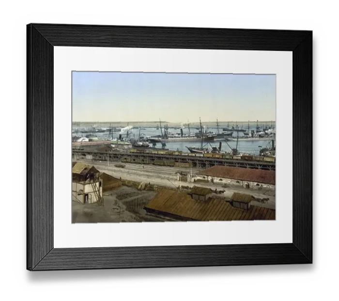 Framed Print : The Port of Odessa, Russia, Ukraine Framed Print : The Port of Odessa, Russia, Ukraine