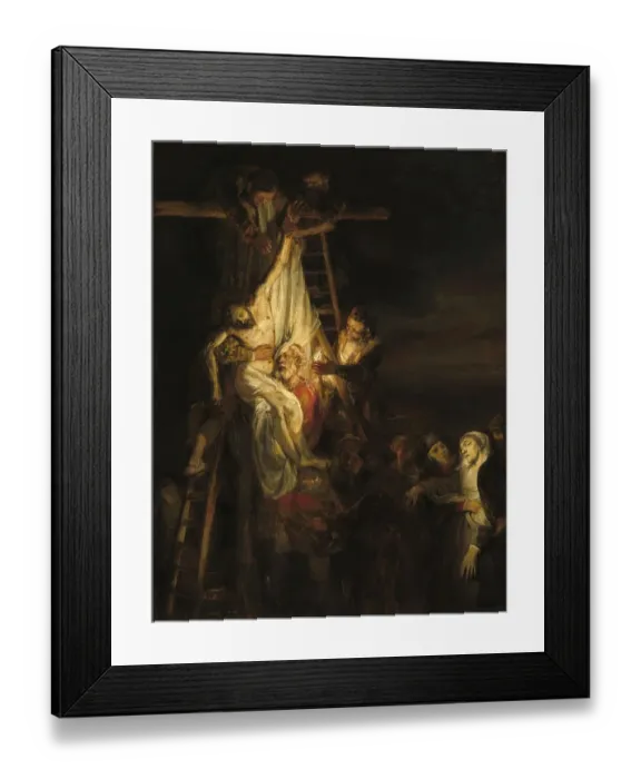 Framed Print : The Descent from the Cross, painting by Rembrandt van Rijn (1606) (1669) Framed Print : The Descent from the Cross, painting by Rembrandt van Rijn (1606) (1669)