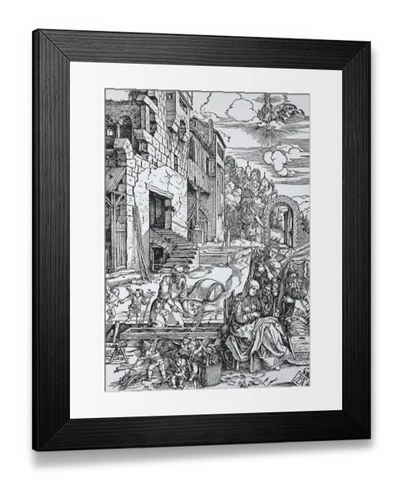 Framed Print : Picture cycle The Life of the Virgin