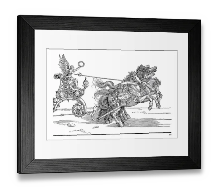 Framed Print : The so-called Small Triumphal Chariot
