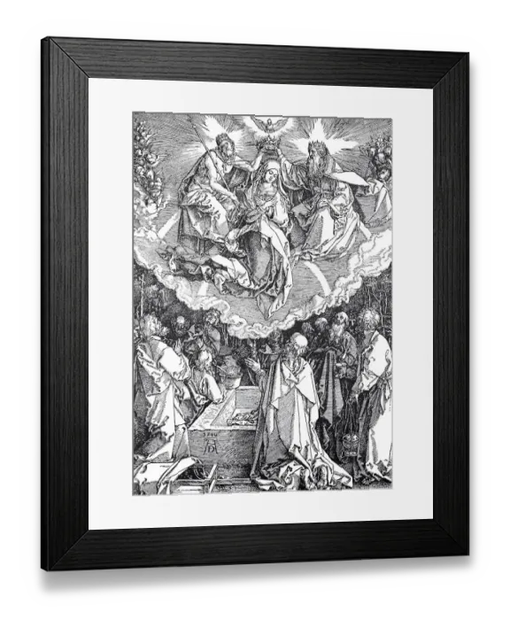Framed Print : The woodcuts to complete the picture cycle of the Life of the Virgin Framed Print : The woodcuts to complete the picture cycle of the Life of the Virgin