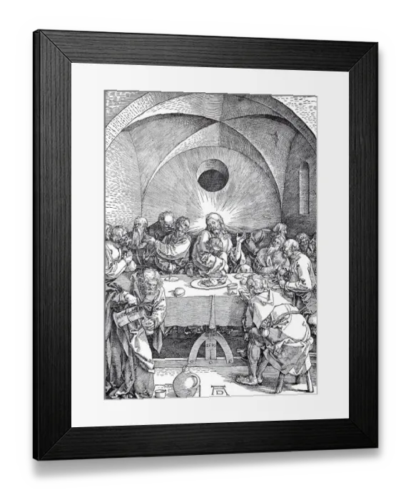 Framed Print : The woodcuts for the completion of the great Passion