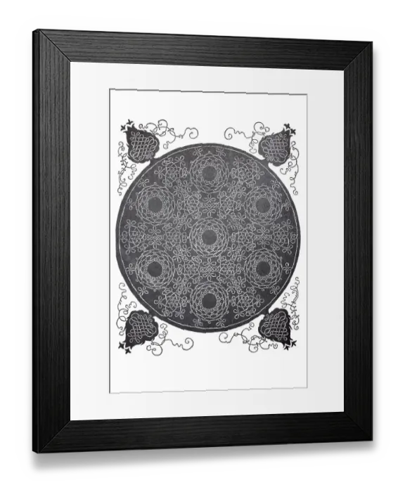 Framed Print : The Six Knots, woodcut by Albrecht Duerer Framed Print : The Six Knots, woodcut by Albrecht Duerer