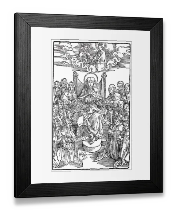 Framed Print : Illustrations to the Revelations of St