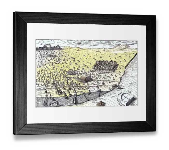 Framed Print : Thirty Years War, the Lion from the North breaks through the nets drawn by the Jesuits