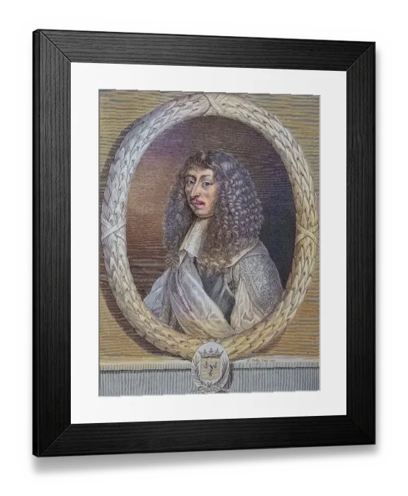 Framed Print : Portrait of Louis II de Bourbon Framed Print : Portrait of Louis II de Bourbon