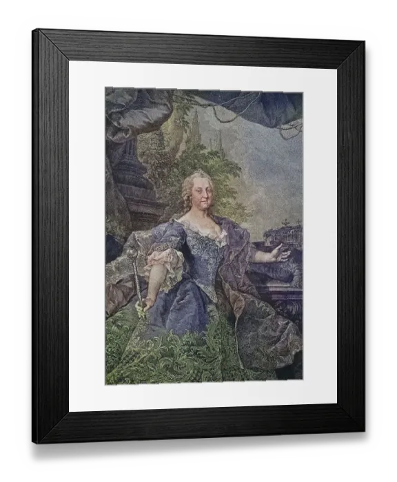 Framed Print : Maria Theresa Walburga Amalia Christina