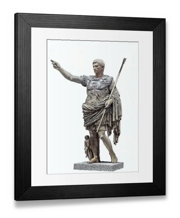 Framed Print : The statue of Augustus in the Vatican Museum in Rome Framed Print : The statue of Augustus in the Vatican Museum in Rome