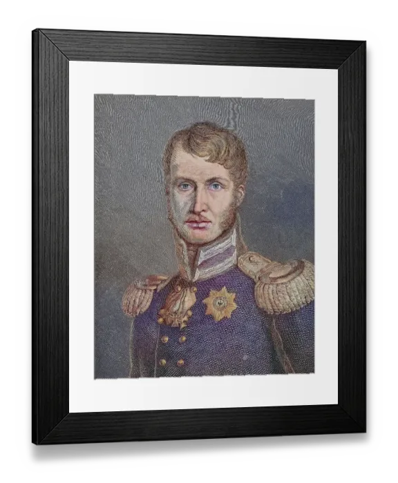 Framed Print : Portrait of Frederick William III