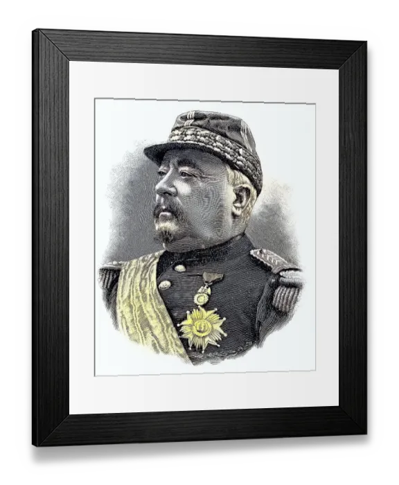 Framed Print : Francois-Achille Bazaine, 13 February 1811 Framed Print : Francois-Achille Bazaine, 13 February 1811